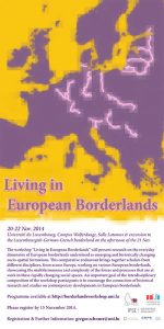 "Living in European Borderlands" poster